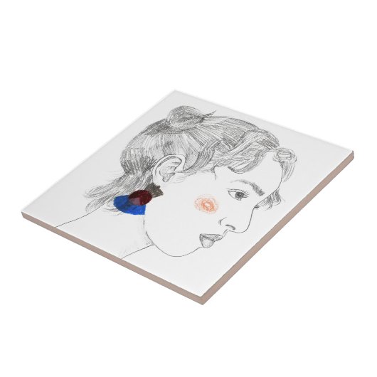 Glance Sketch - Portrait Fliese (Seite)