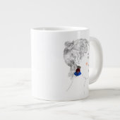 Glance Sketch - Portrait Jumbo-Tasse (Vorderseite Rechts)