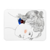 Glance Sketch - Portrait Magnet (Horizontal)