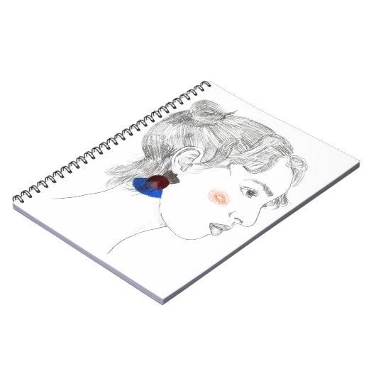 Glance Sketch - Portrait Notizblock (Linke Seite)