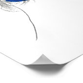 Glance Sketch - Portrait Poster (Ecke)