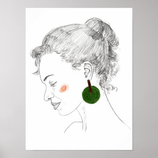 Glance Sketch Poster (Vorne)