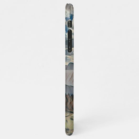 Glancier National Park Art Phone Case iPhone Hülle (Linke Seite)