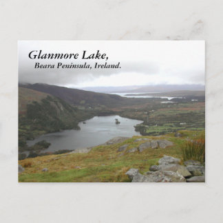 Glanmore Lake von Healy Pass Irland. Postkarte