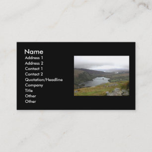 Glanmore Lake von Healy Pass Irland. Visitenkarte