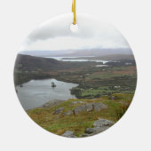 Glanmore See von Healy Durchlauf Irland. Rund Keramikornament (Hinten)