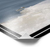 Glanz auf Eis Fotodruck (Ecke)