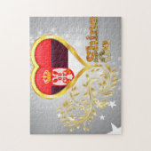 Glanz auf Serbien Puzzle (Vertikal)