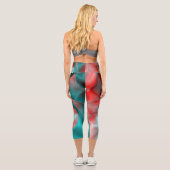 Glanz Capri Leggings (Rückseite)