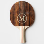 Glanz Fleck Boards Monogramm Tischtennis Schläger (Rückseite)