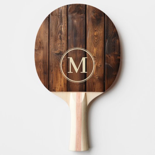 Glanz Fleck Boards Monogramm Tischtennis Schläger (Vorderseite)