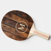 Glanz Fleck Boards Monogramm Tischtennis Schläger (Seitenansicht)