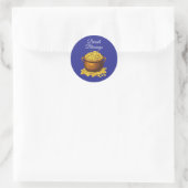 Glanz & Freude Runder Aufkleber (Tasche)