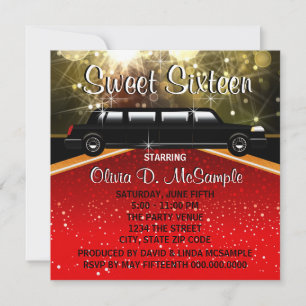 Glanz Glamour Roter Teppich Filmstar Einladungen