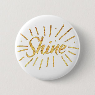 GLANZ im Gold Button