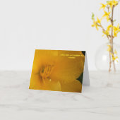 Glanz Karte (Gelbe Blume)
