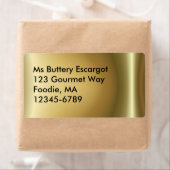 Glanz Kupfer ~ Etikett (Insitu)