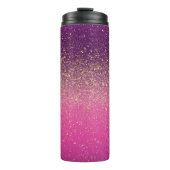 Glanz-Ombre-Muster Thermosbecher (Vorderseite)
