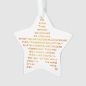 Glanz wie Stern-Acryl-Verzierung Ornament (Vorderseite)