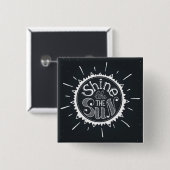 Glanz wie The Sun Button (Vorne & Hinten)