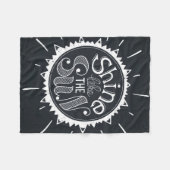 Glanz wie The Sun Fleecedecke (Vorderseite (Horizontal))