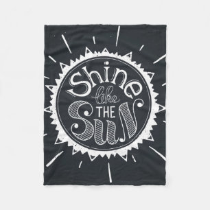 Glanz wie The Sun Fleecedecke
