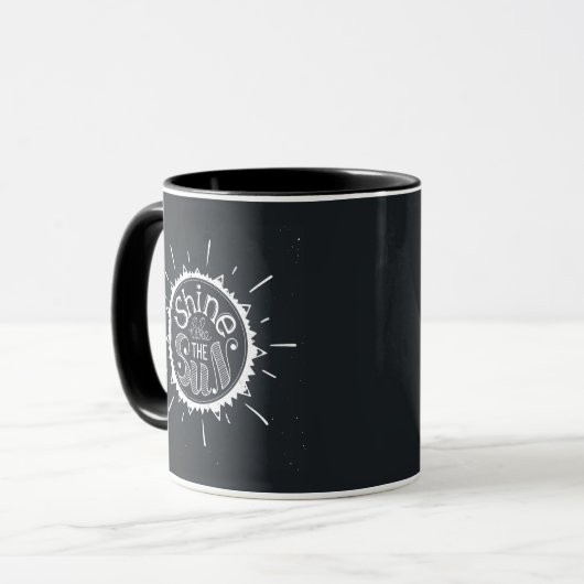 Glanz wie The Sun Tasse (Vorderseite Links)