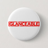Glanzbare Briefmarke Button (Vorderseite)