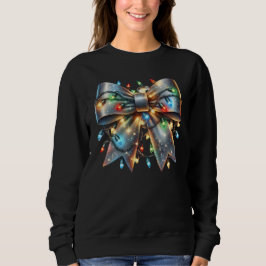 Glanzbogen mit Weihnachtslicht Sweatshirt