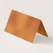 Glanzbrauner, moderner Hintergrund Visitenkarten (Rückseite)