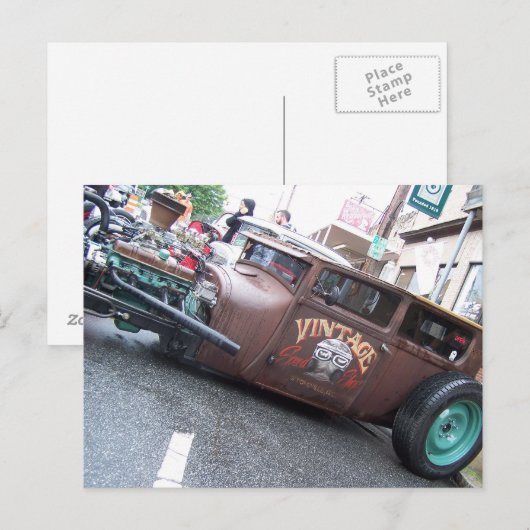 glänzen postkarte (Vorne/Hinten)