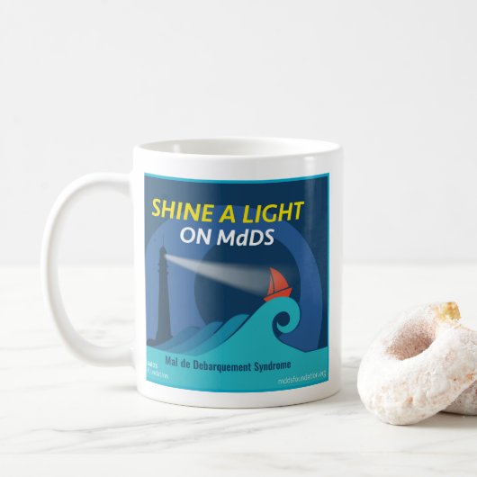 Glänzen Sie ein Licht auf MdDS Kaffee-Tasse Kaffeetasse (Mit Donut)