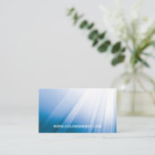 Glänzen Sie eine helle Visitenkarte (Stehend Vorderseite)