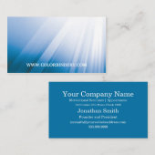 Glänzen Sie eine helle Visitenkarte (Vorne/Hinten)