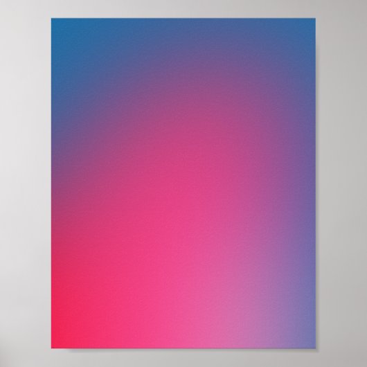 glänzend blau und rosa glänzend poster (Vorne)