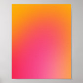 glänzend orange und rosa glänzend poster (Vorne)