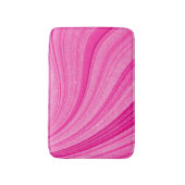 Glänzend Rosa Badematte (Vorderseite Vertikal)