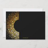 Glänzende Absolvent-Foto-Einladung Einladung (Rückseite)