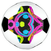 glänzende abstrakte Kunst Fußball (Gedreht)