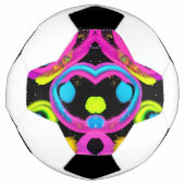 glänzende abstrakte Kunst Fußball (Vorderseite)