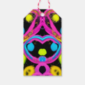 glänzende abstrakte Kunst Geschenkanhänger (Vorderseite)