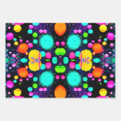 glänzende abstrakte Kunst Geschenkpapier Set (Vorderseite 3)