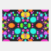 glänzende abstrakte Kunst Geschenkpapier Set (Vorderseite 2)