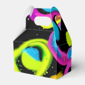Glänzende abstrakte Kunst Geschenkschachtel (Rückseite)
