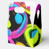 Glänzende abstrakte Kunst Geschenkschachtel (Geöffnet)