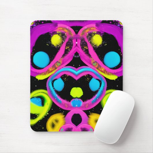 glänzende abstrakte Kunst Mousepad (Mit Mouse)
