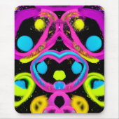 glänzende abstrakte Kunst Mousepad (Vorne)