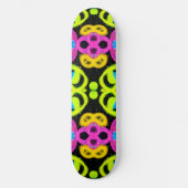 glänzende abstrakte Kunst Skateboard (Vorderseite)