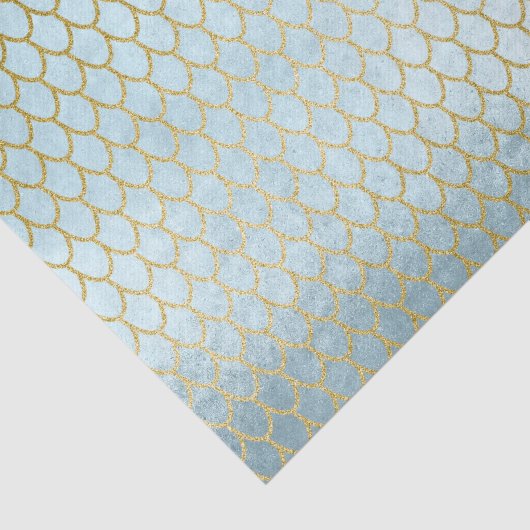 Glänzende aquamarine seidenpapier (Ausschnitt)