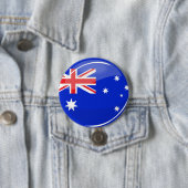 glänzende australische Flagge Button (Beispiel)